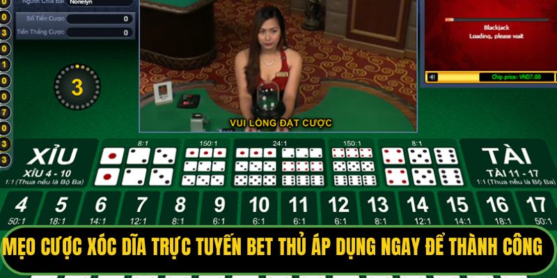 Mẹo cược xóc dĩa trực tuyến bet thủ áp dụng ngay để thành công