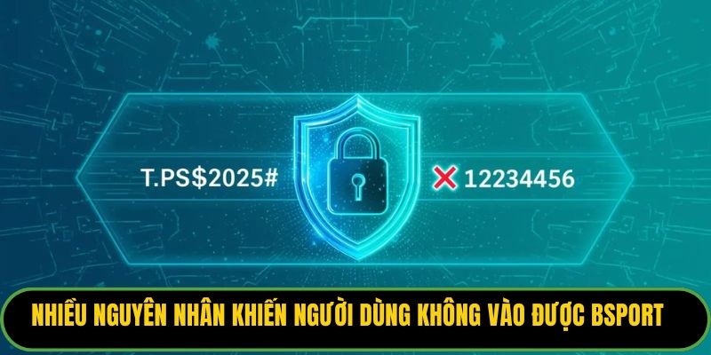 Nhiều nguyên nhân khiến người dùng không vào được Bsport