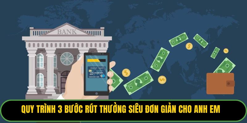 Quy trình 3 bước rút thưởng siêu đơn giản cho anh em
