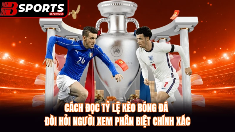 Cách đọc tỷ lệ kèo bóng đá đòi hỏi người xem phân biệt chính xác